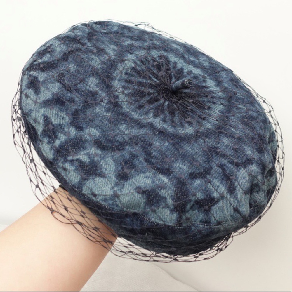 Dior denim hat with veil - Picture 4 of 4